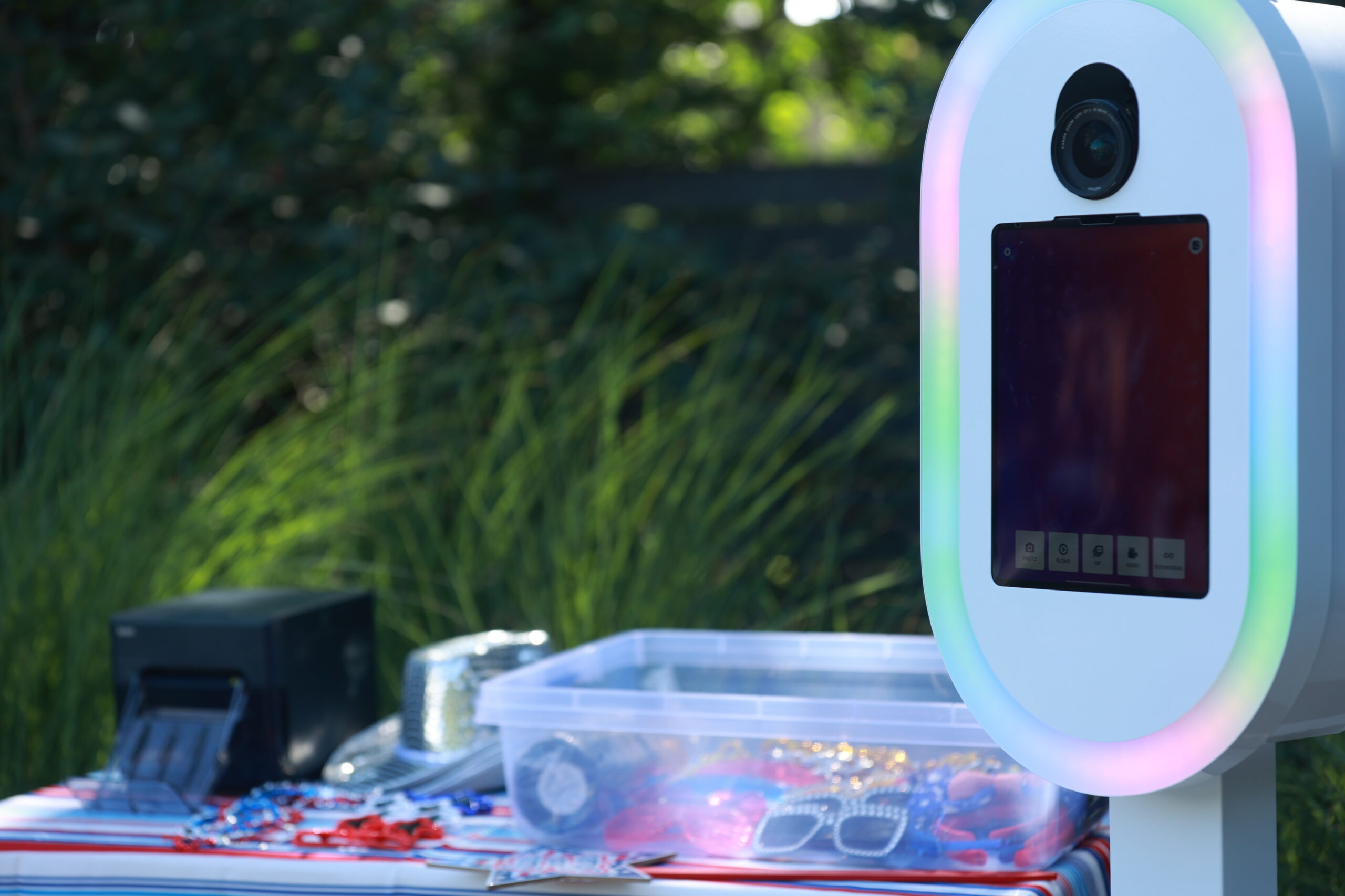 Man dressed up in sequin suit